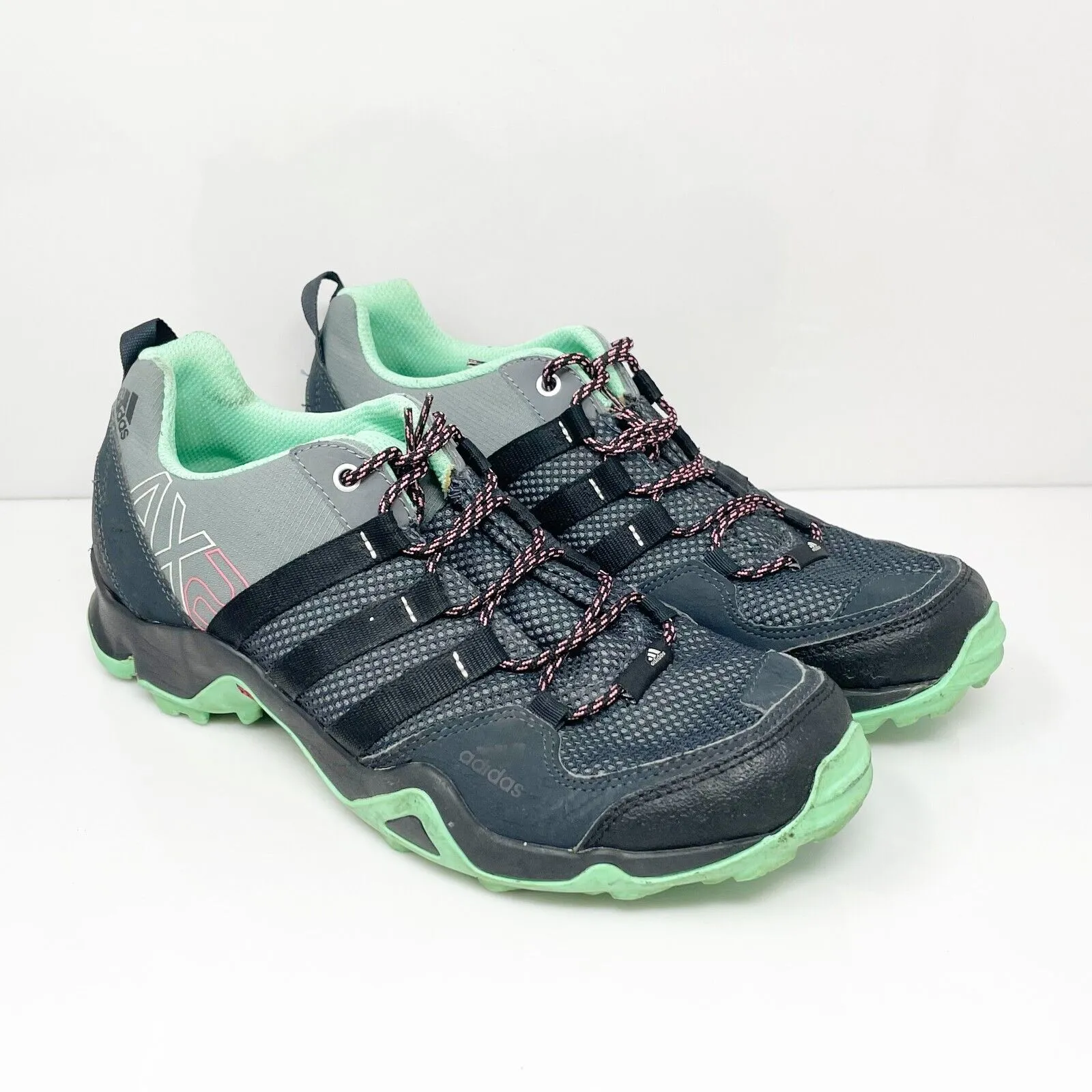 Adidas Womens AX2 AF6067 Black Hiking Shoes Sneakers Size 8.5