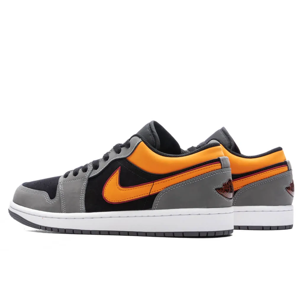 Air Jordan 1 Low SE Craft - Black/Vivid Orange/Light Graphite