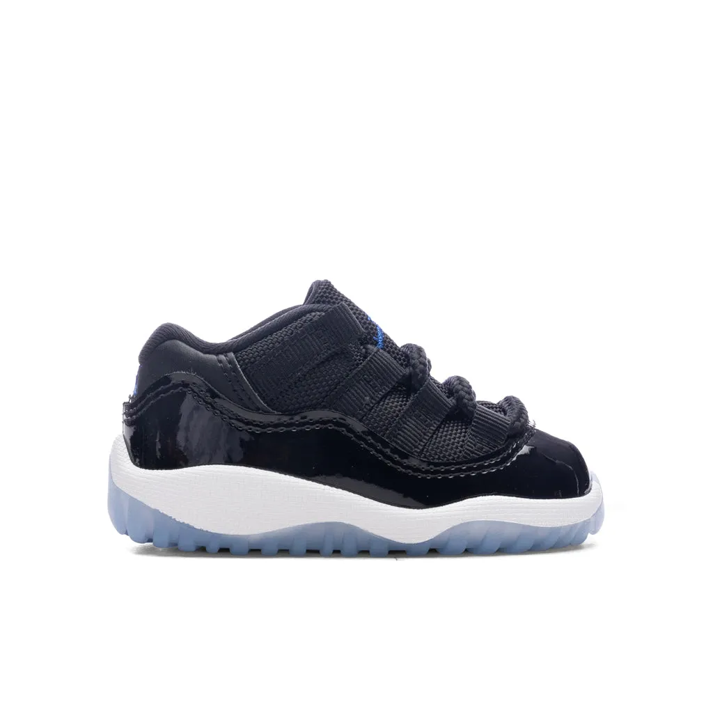 Air Jordan 11 Retro Low (TD) 'Space Jam' - Black/Varsity Royal/White