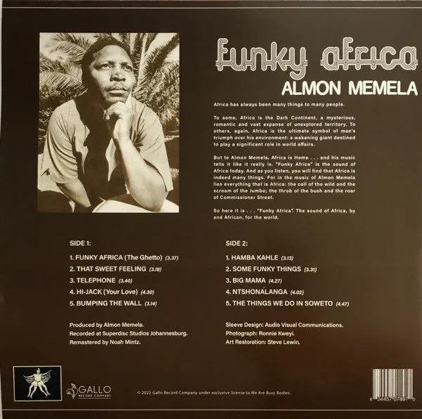 Almon Memela ~ Funky Africa