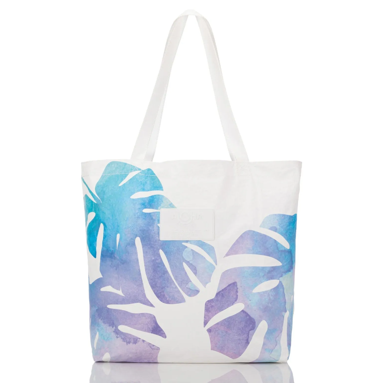 Aloha Monstera Reversible Tote - Dawn