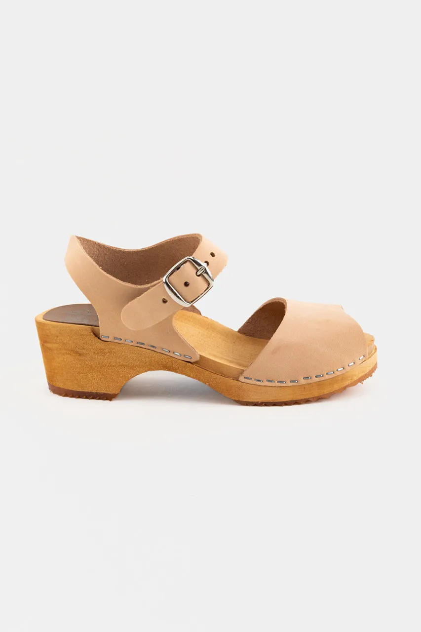 Anja Peep Toe Clogs