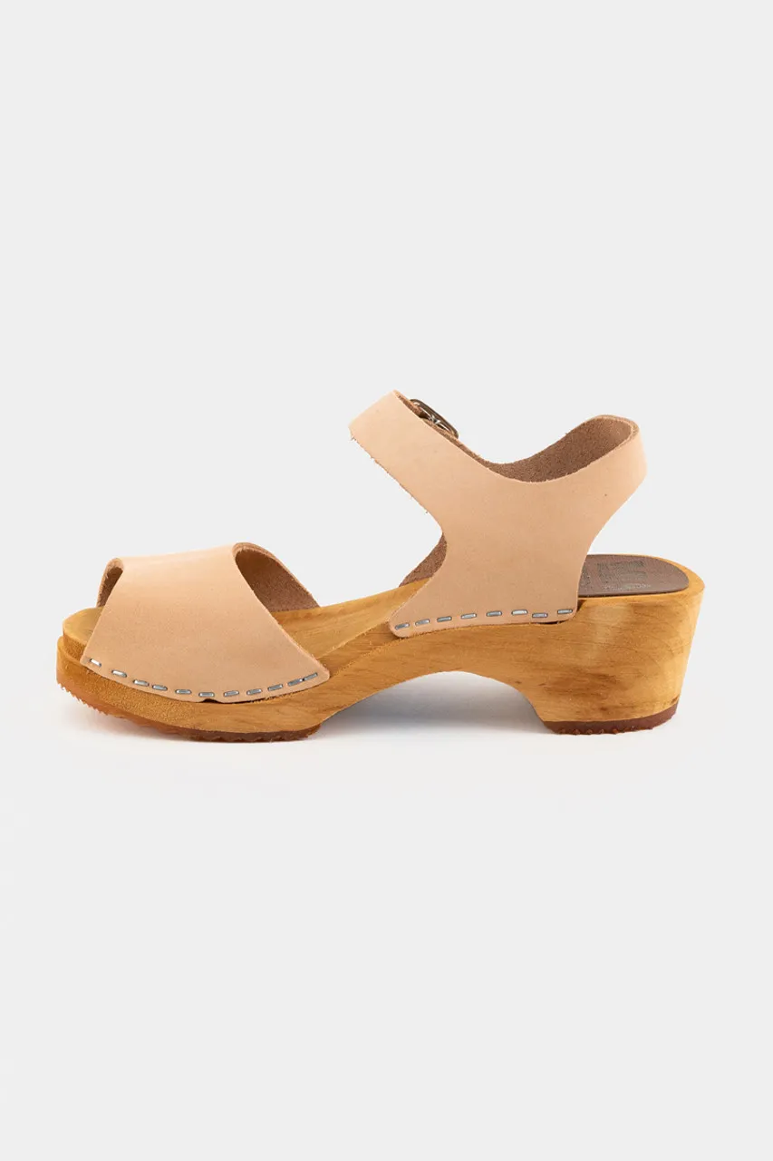 Anja Peep Toe Clogs