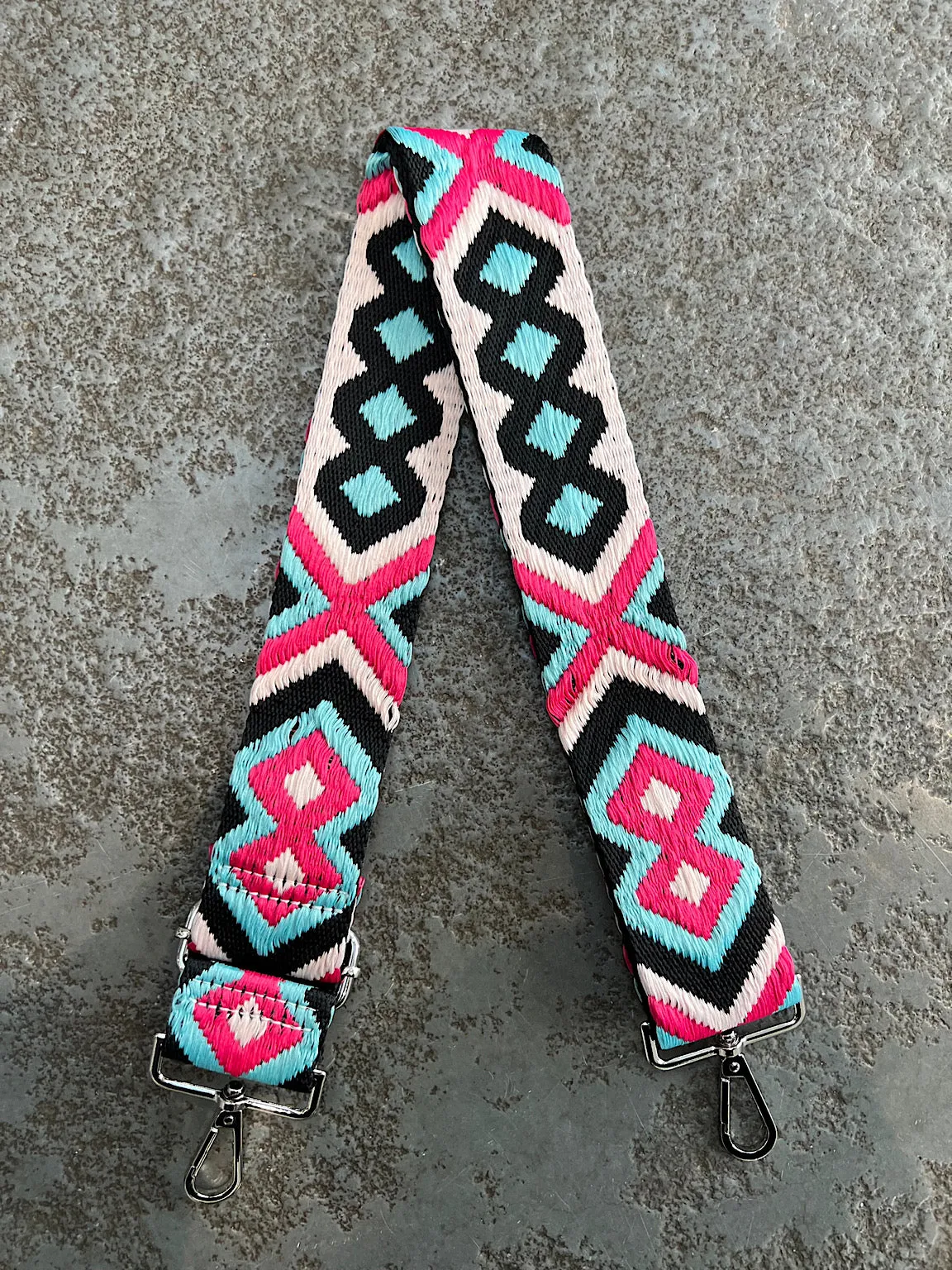 Aztec Print Bag Strap