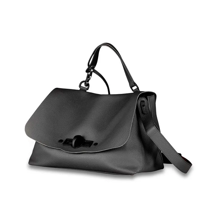 BAG POSTINA M PURA HOOKED Woman Black Etna