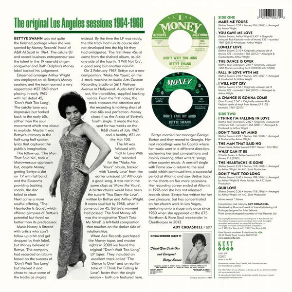 Bettye Swann ~ The Money Masters