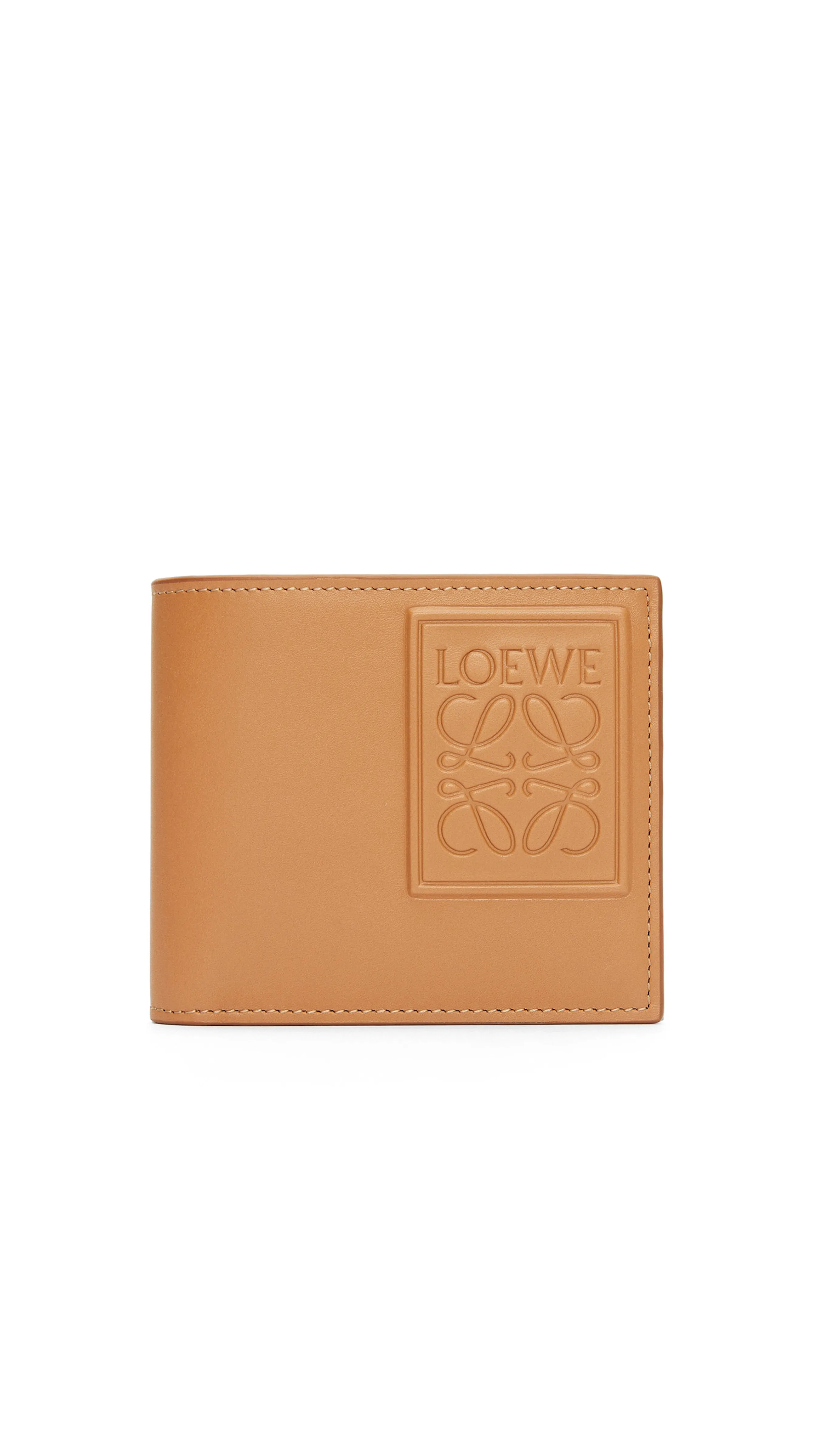 Bifold Wallet in Satin Calfskin - Warm Desert