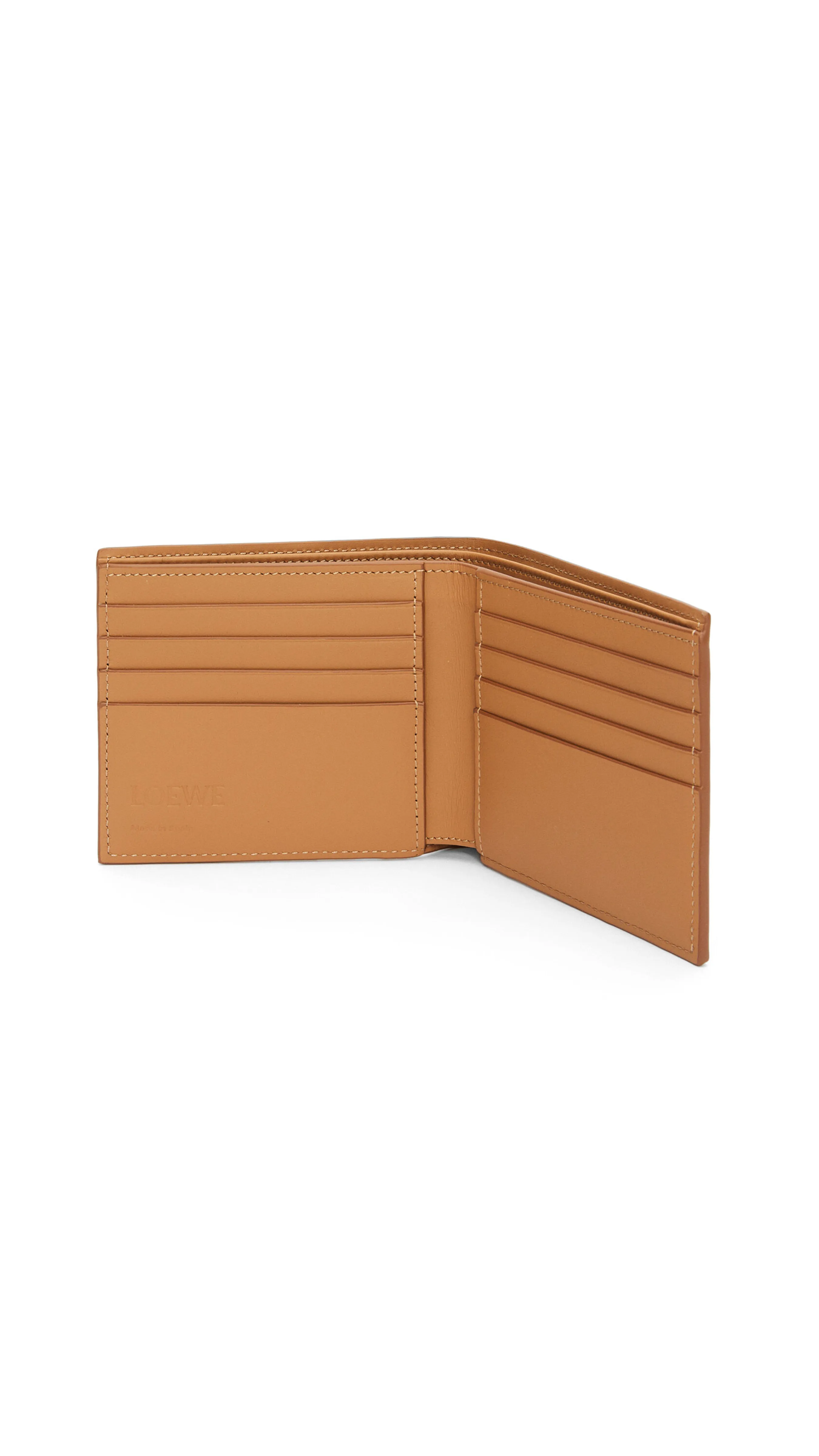 Bifold Wallet in Satin Calfskin - Warm Desert