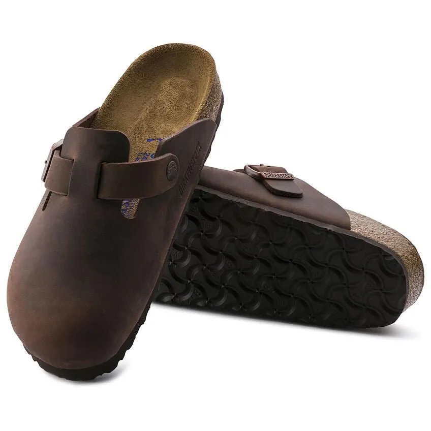 Birkenstock Boston Soft Footbed - Habana Oiled Leather