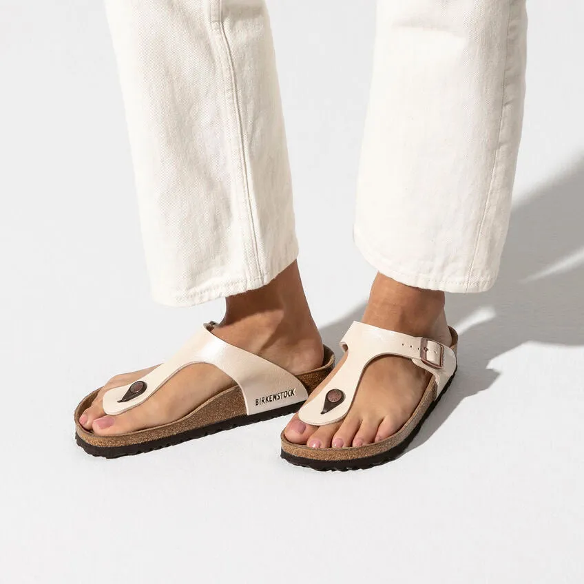 BIRKENSTOCK GIZEH 943871 BF GRACEFUL PEARL WHITE