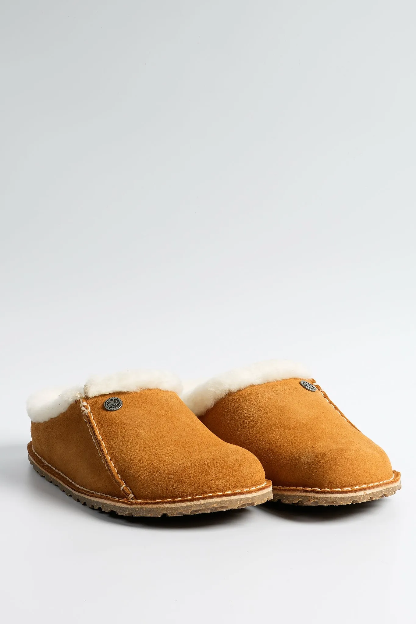 Birkenstock Pantofola Zermatt Cammello Donna