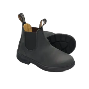 Blundstone 1325 Kids Rustic Black Leather Lined Water Resistant Elastic Sided Boots