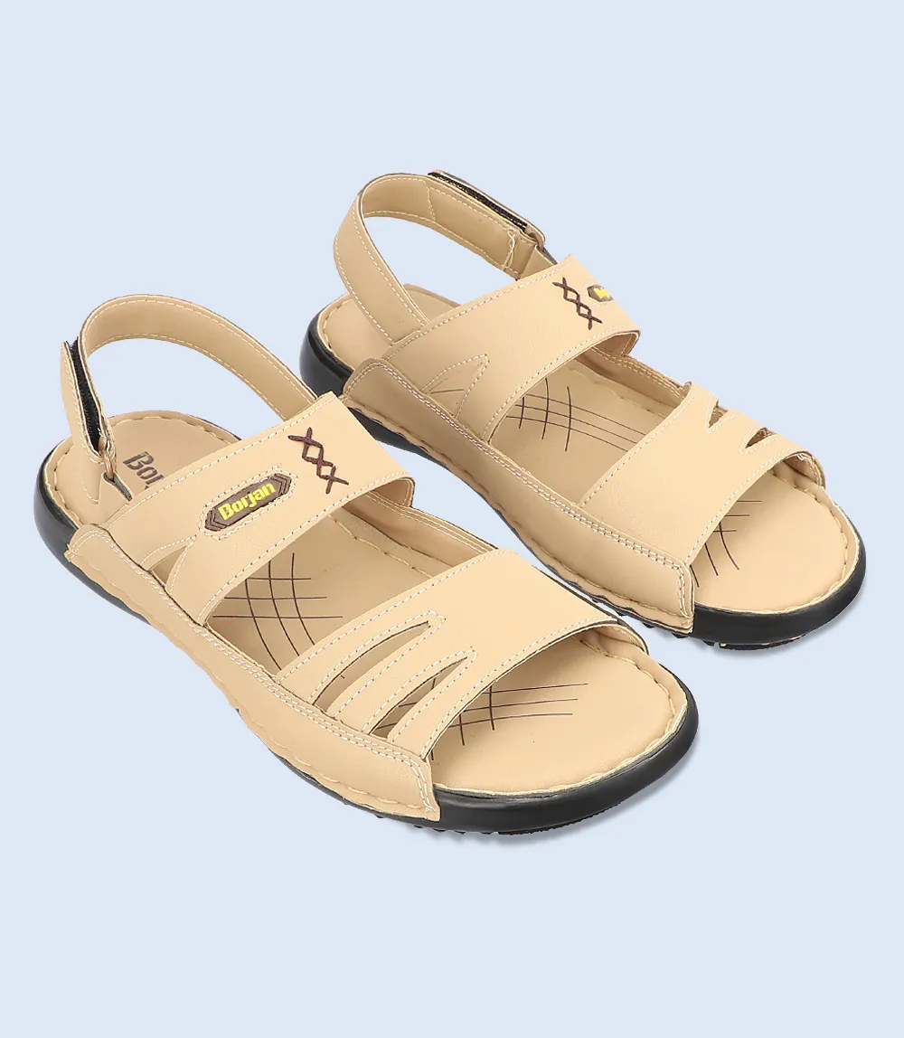 BM5684-BEIGE-Men Sandal