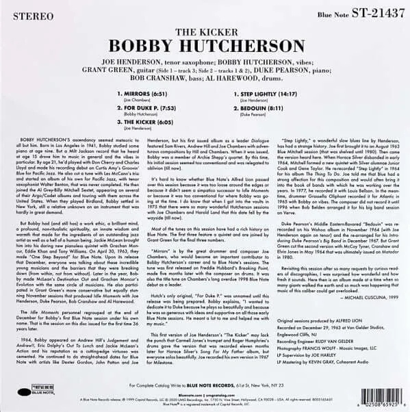 Bobby Hutcherson ~ The Kicker