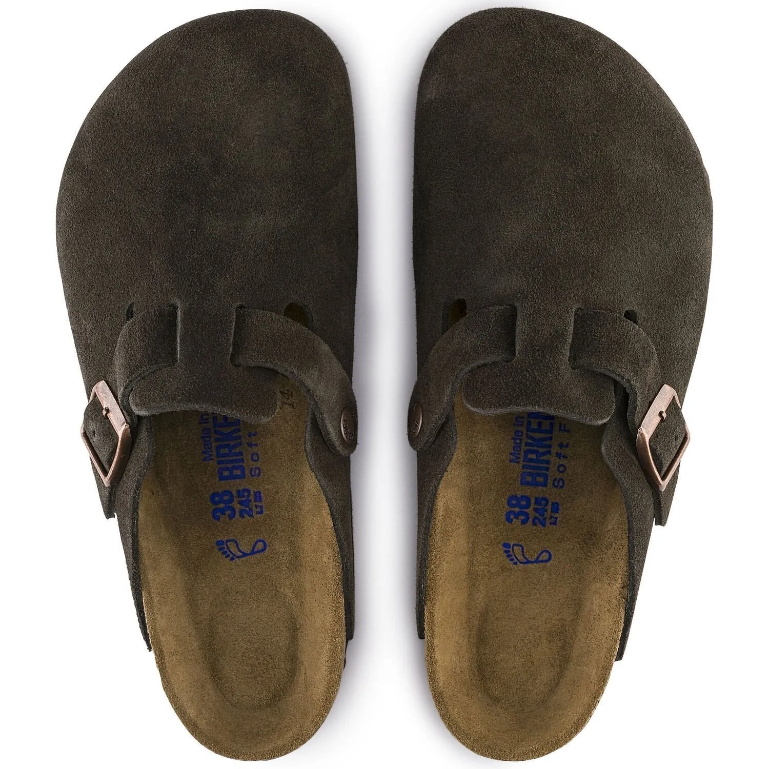 Boston Soft Footbed Suede Leather