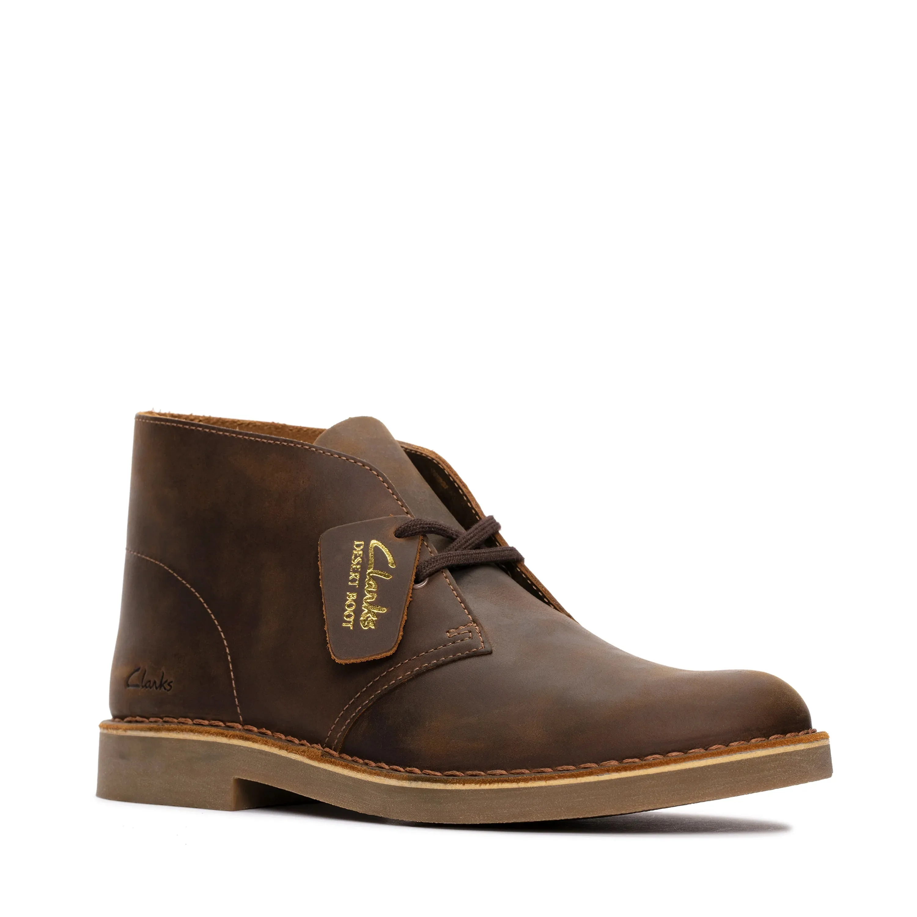 CLARKS | DESERT BOOT HOMBRE | DESERT BT EVO BEESWAX LEATHER | AMARILLO