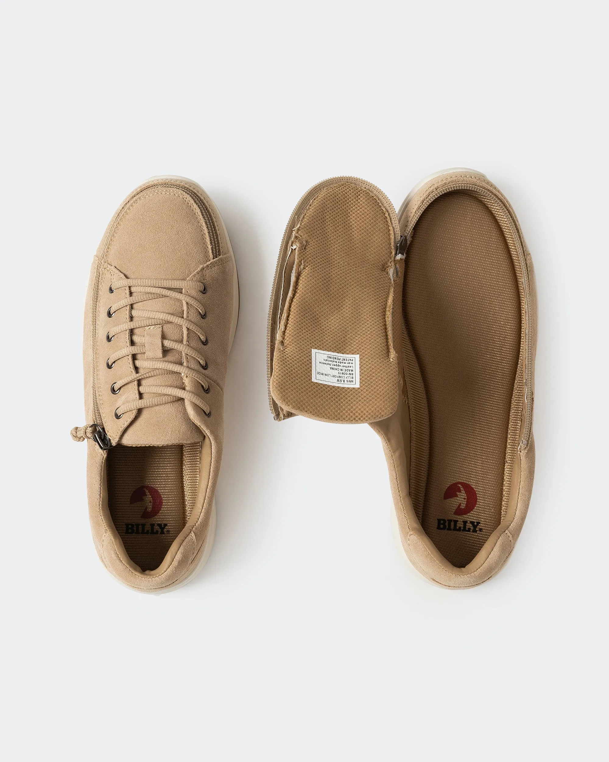 Comfort Sneaker (Women) - Tan Suede