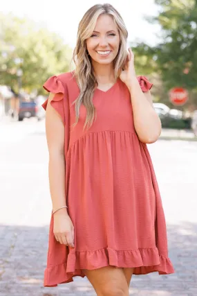 Cozy Cabana Dress, Desert Rose