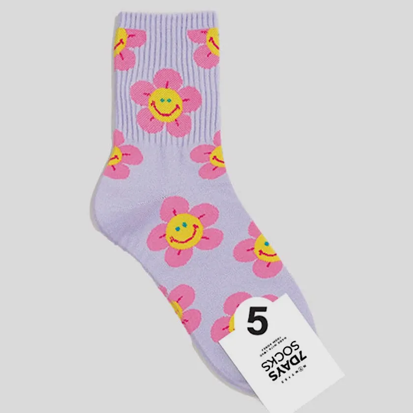 Crew Happy Garden Socks