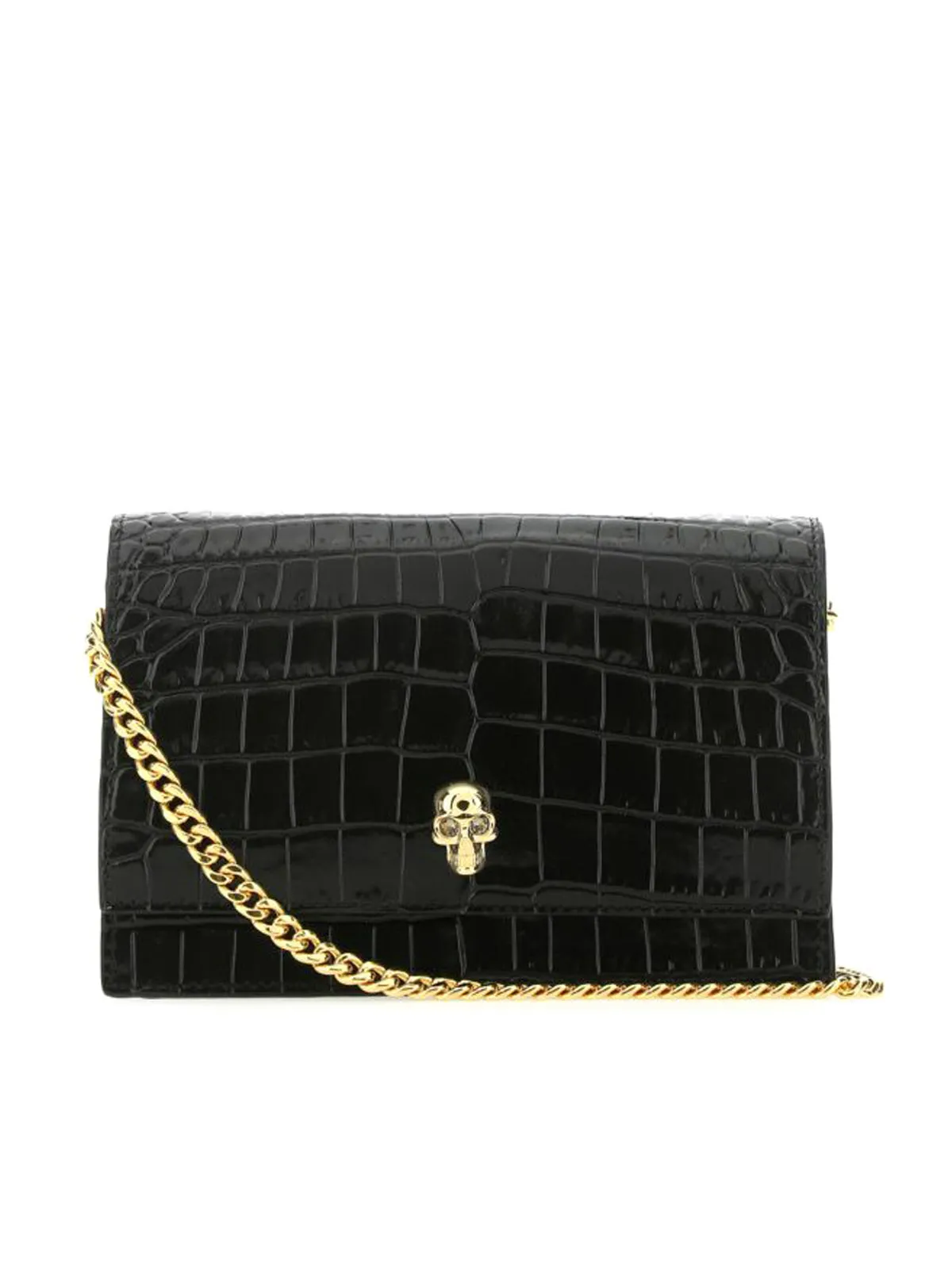 crocodile effect crossbody bag