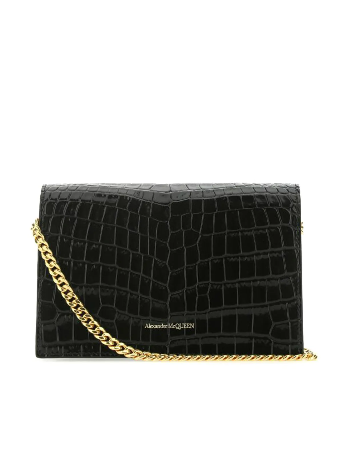 crocodile effect crossbody bag