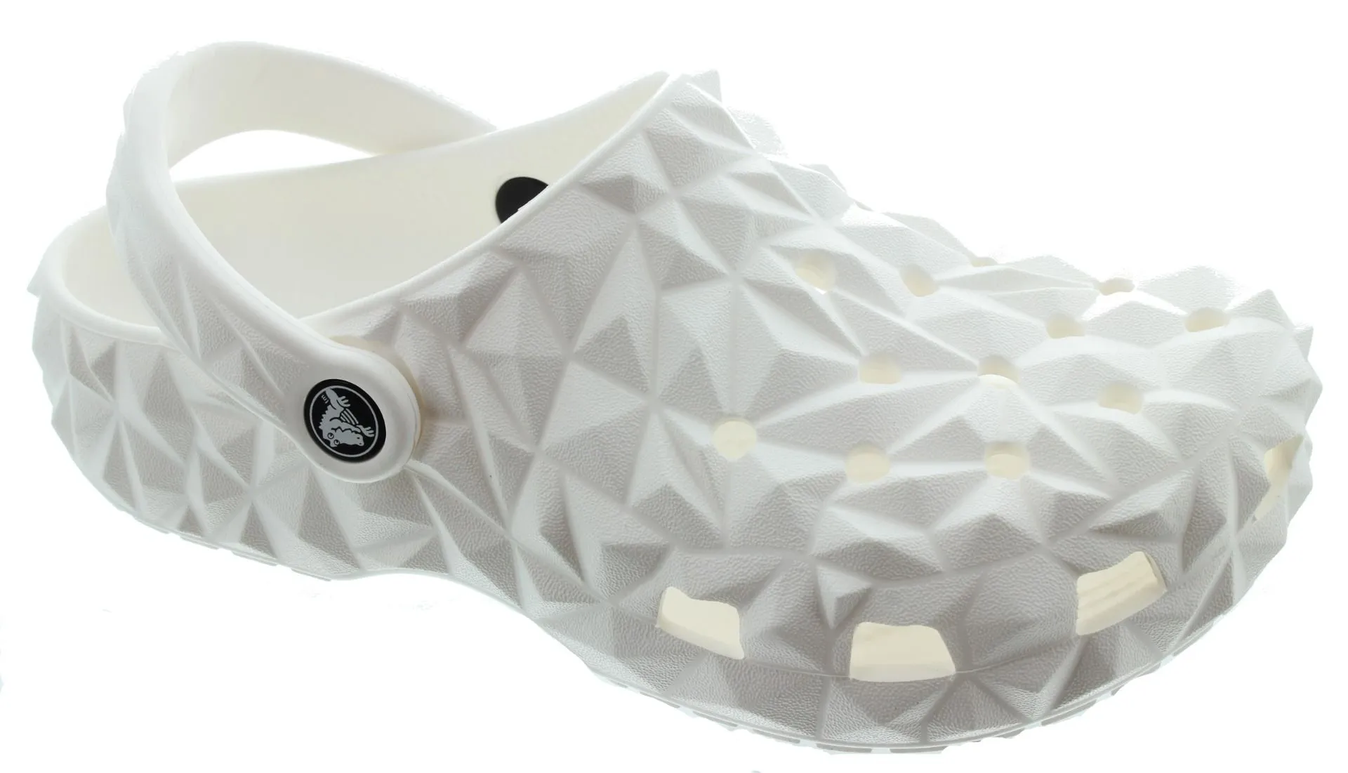 CROCS Adults Geometric Clogs In White