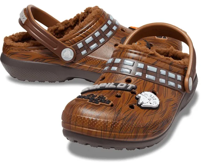 Crocs Toddler Star Wars Chewbacca Classic Lined Clog - Espresso