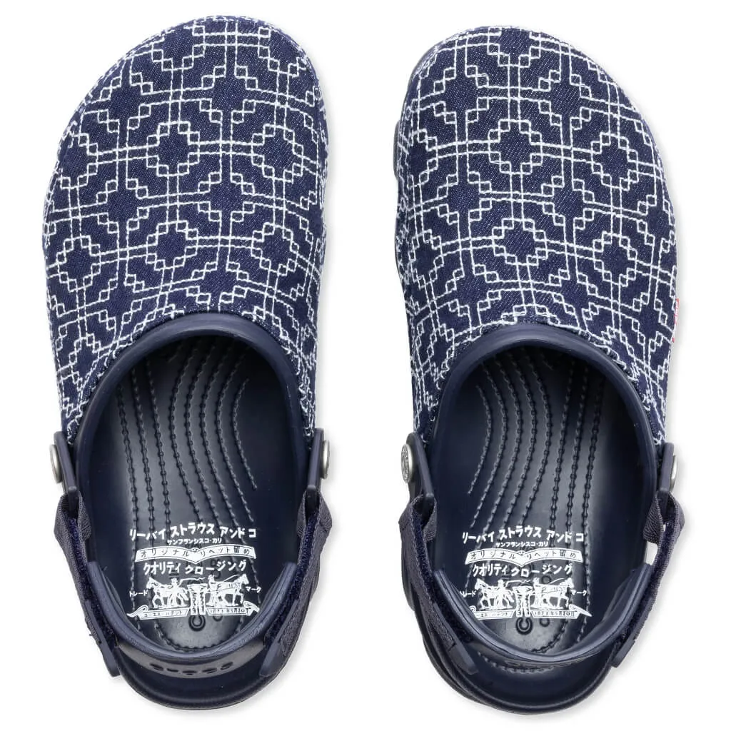 Crocs x Levis All Terrain Clog - Navy