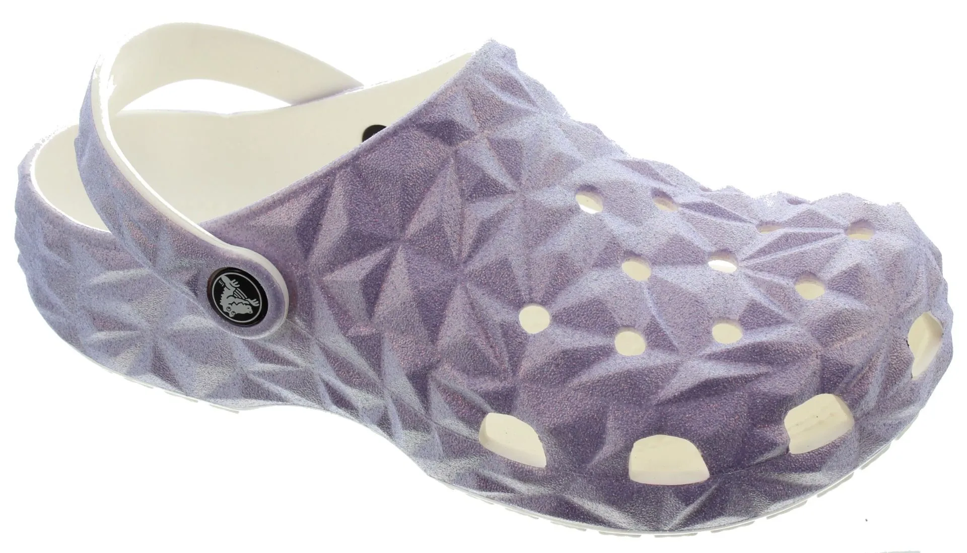 CROCS Youths Geometric Clogs In Iridescent