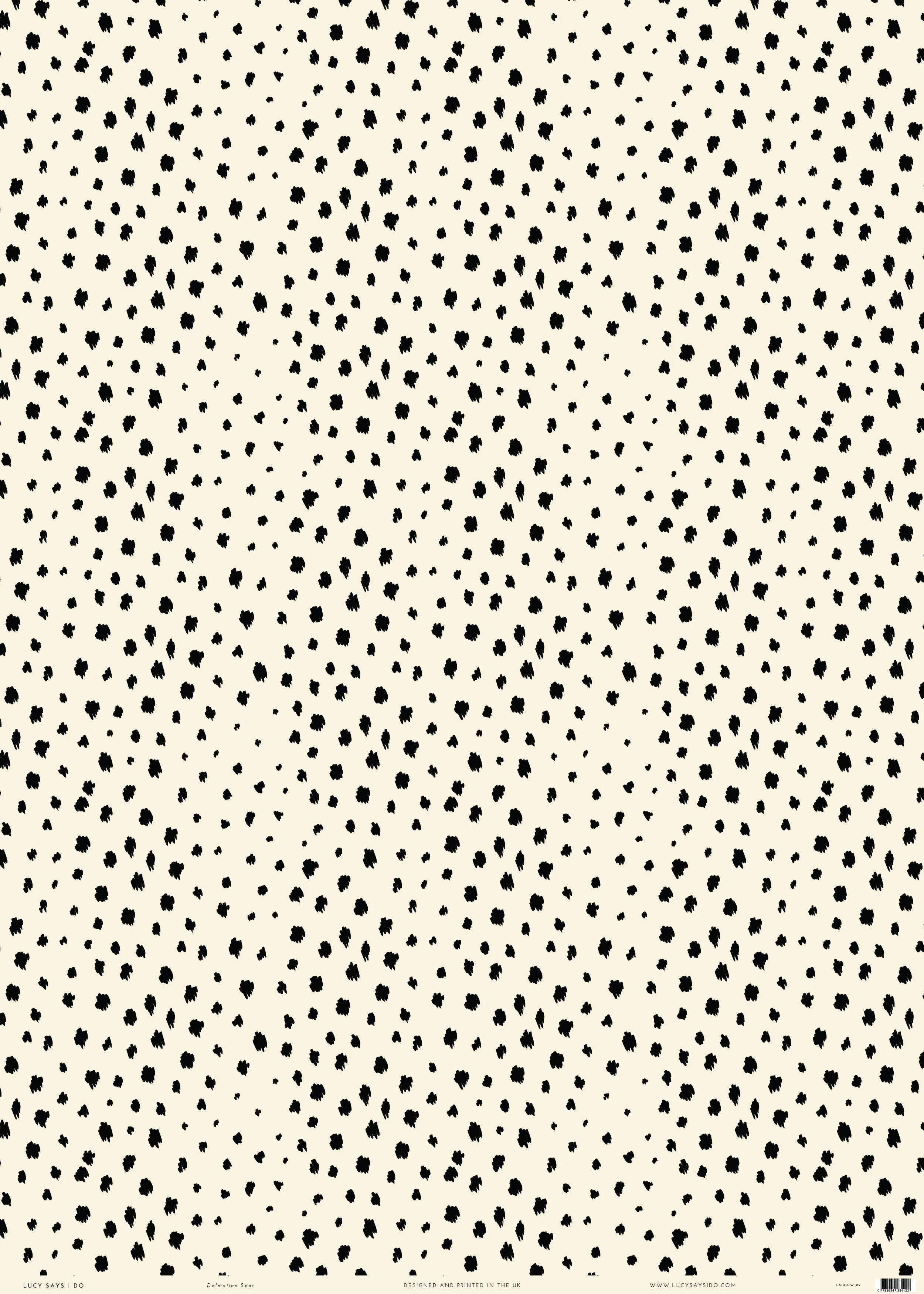 Dalmatian Animal Print Gift Wrap