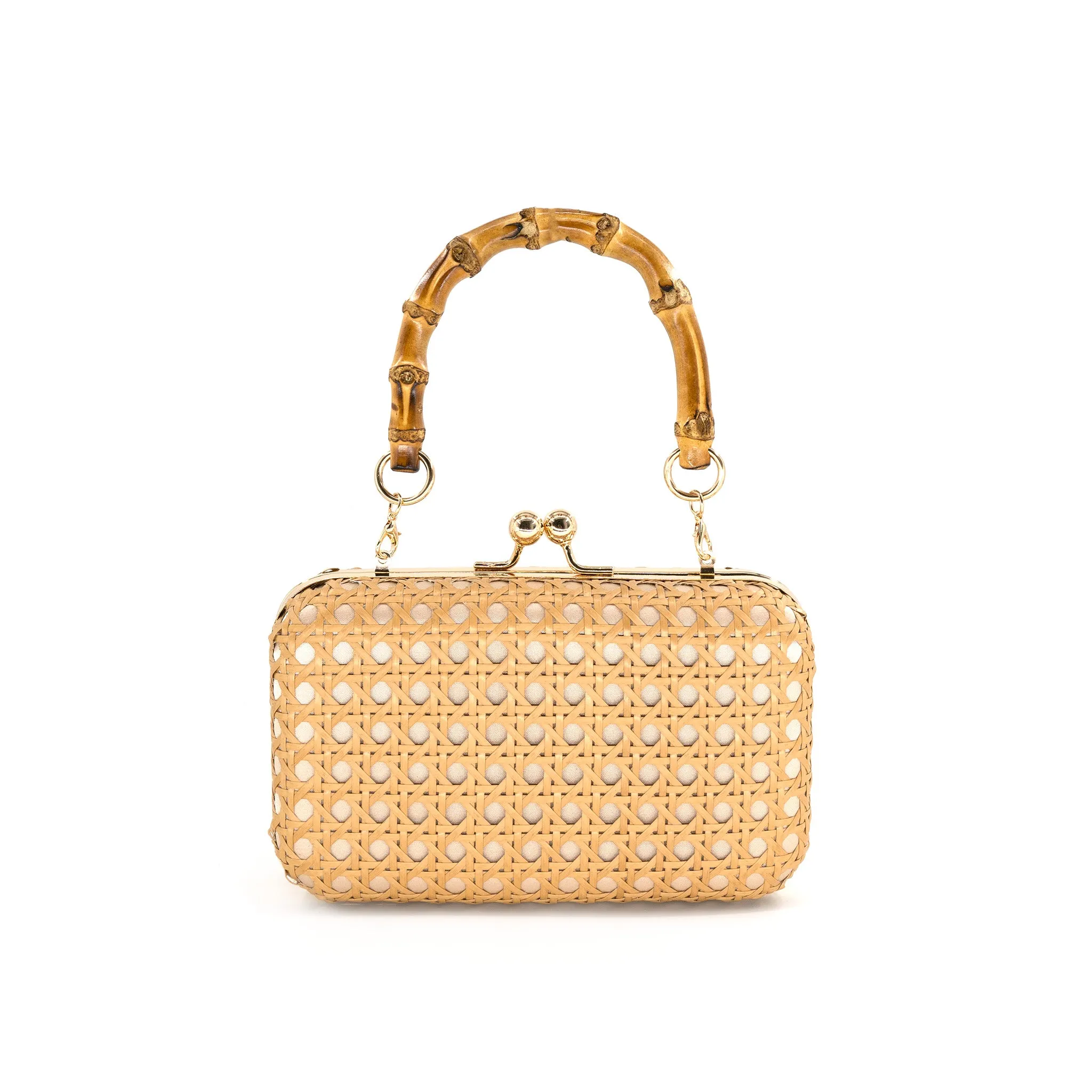 Daniela Woven Bamboo Purse