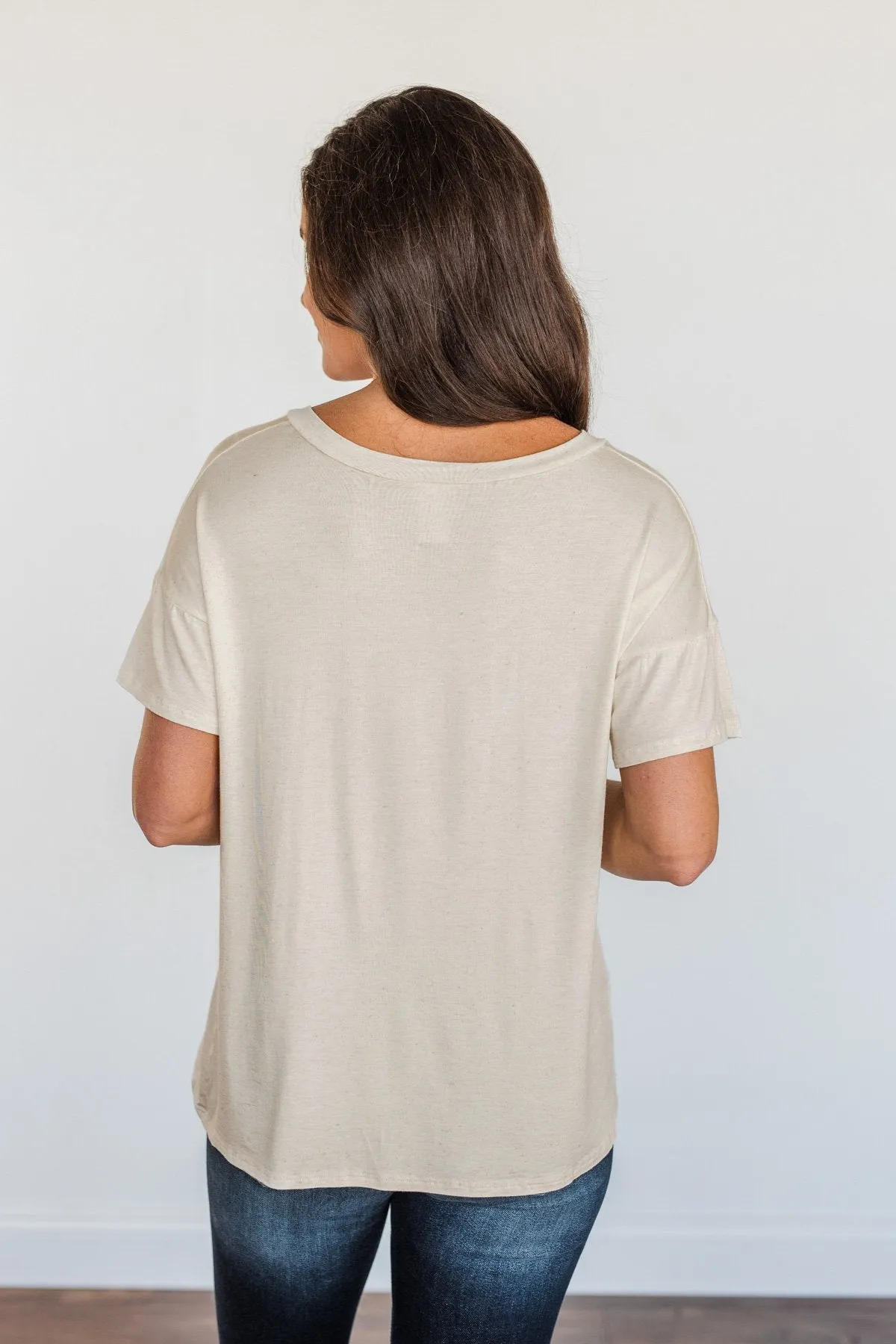 Desert Dream Graphic Tee- Heathered Oatmeal