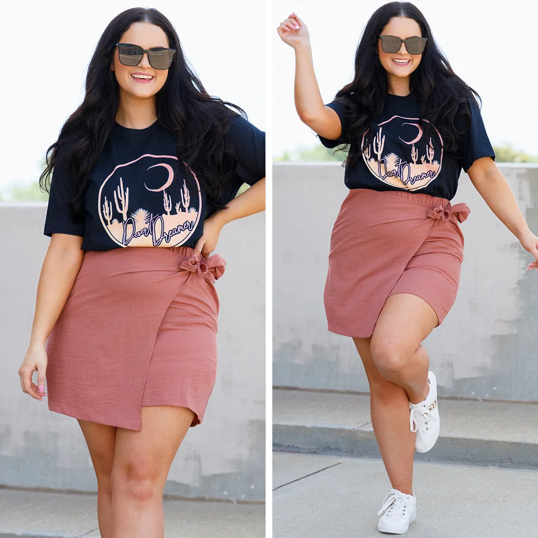 Desert Dreams Tee, Heather Black