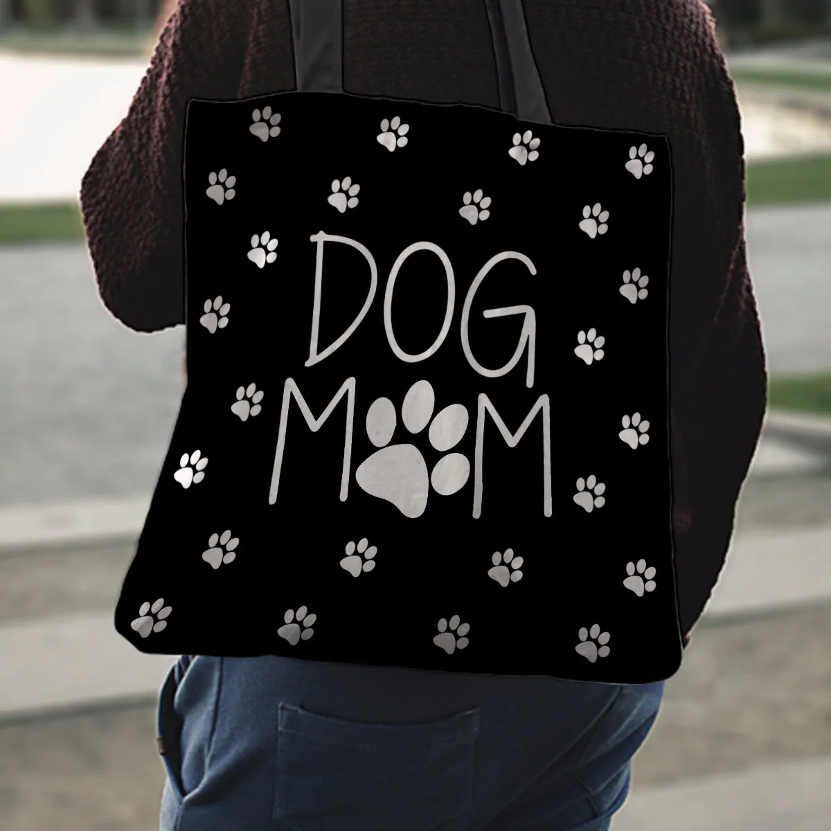 Dog Mom Tote Bag