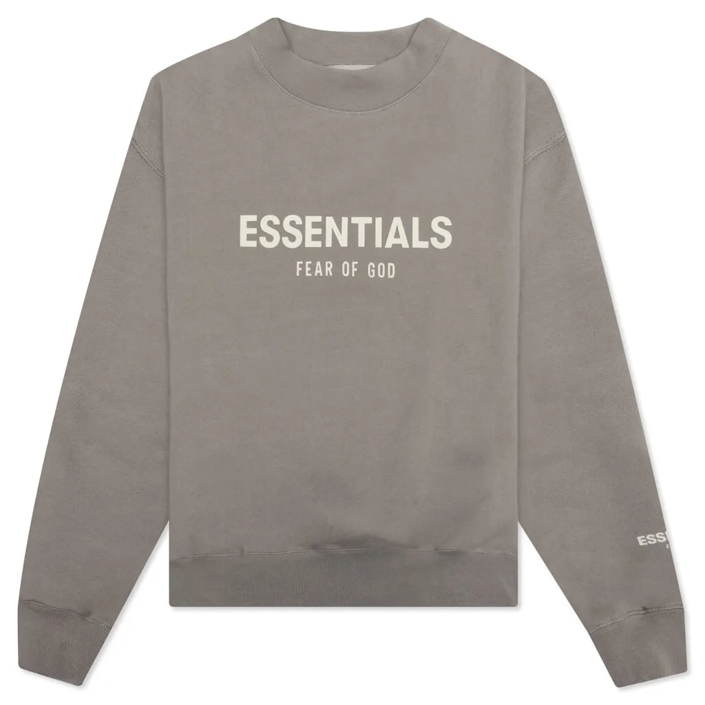 Essentials Kid's Crewneck - Desert Taupe