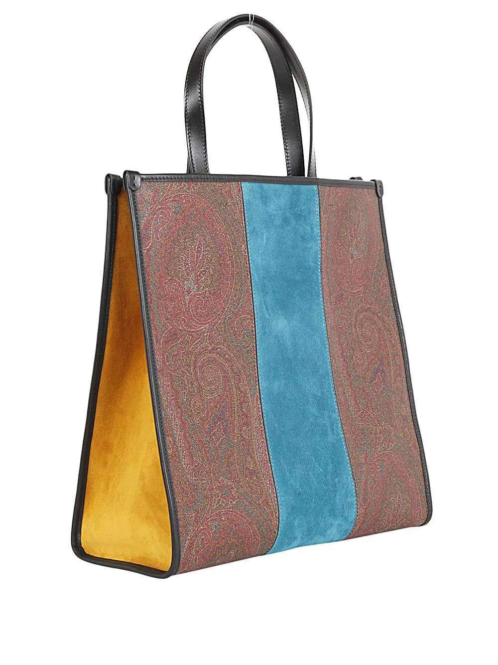 Etro Paisley Printed Zip Detailed Tote Bag