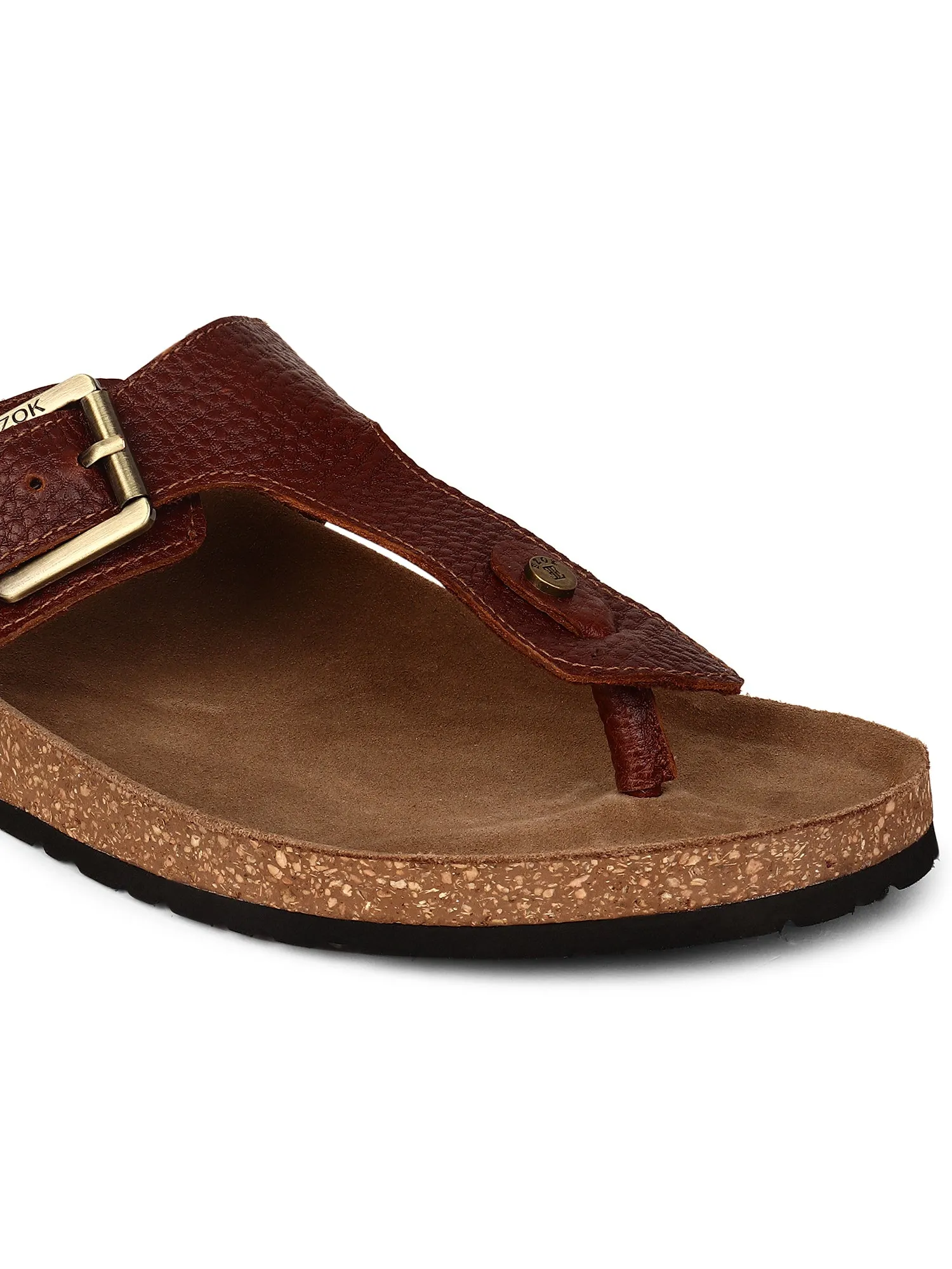 Ezok tan leather sandal (2309)