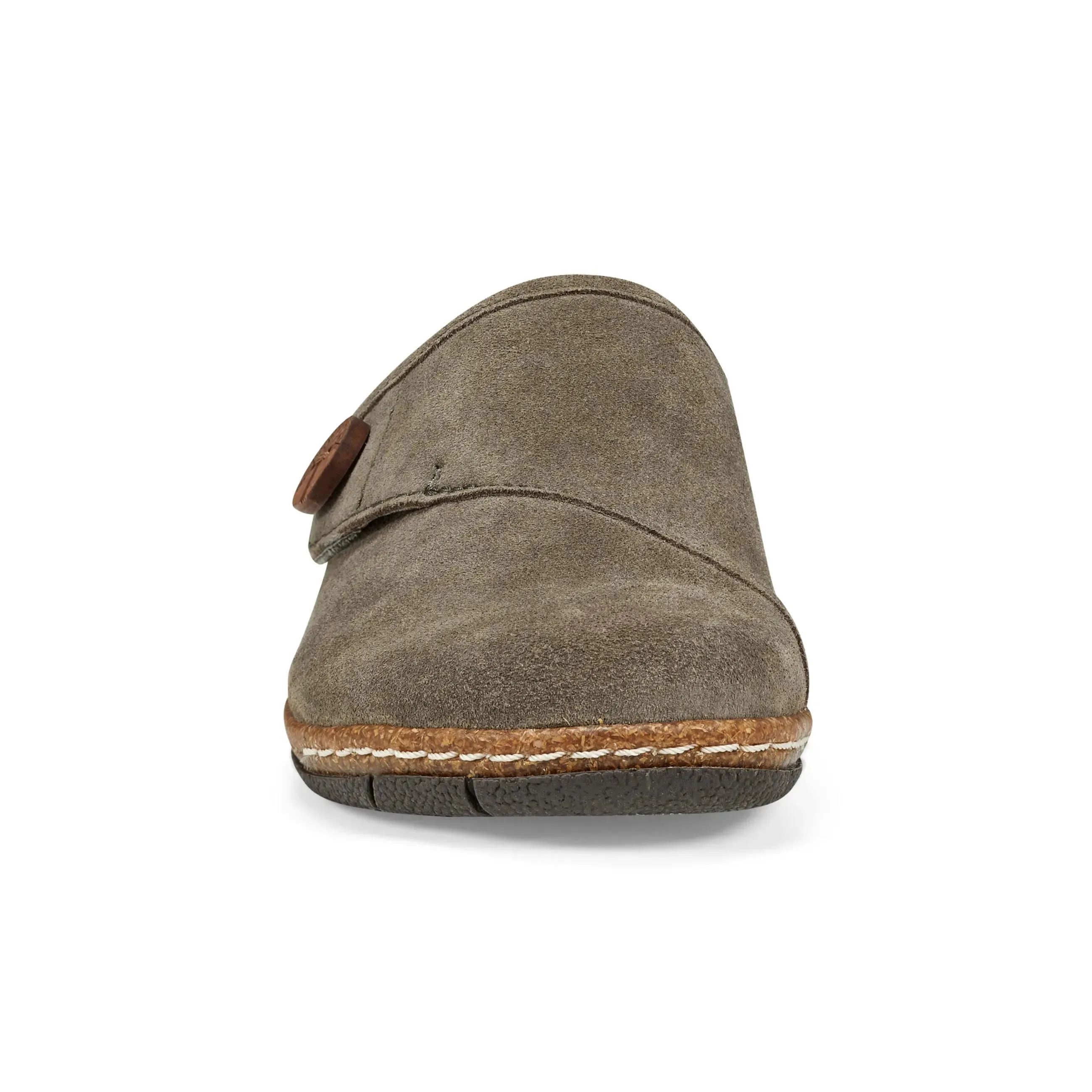 Ezra Round Toe Casual Slip-on Flat Clogs