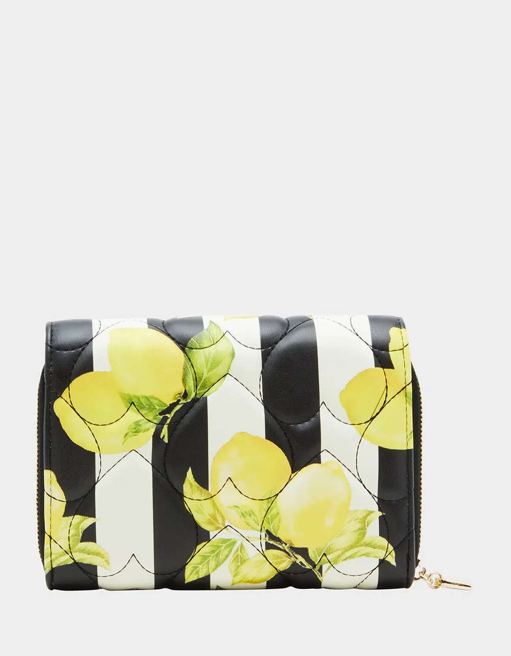 FRESH N FRUITY STRIPED WALLET ON A CHAIN YELLOW