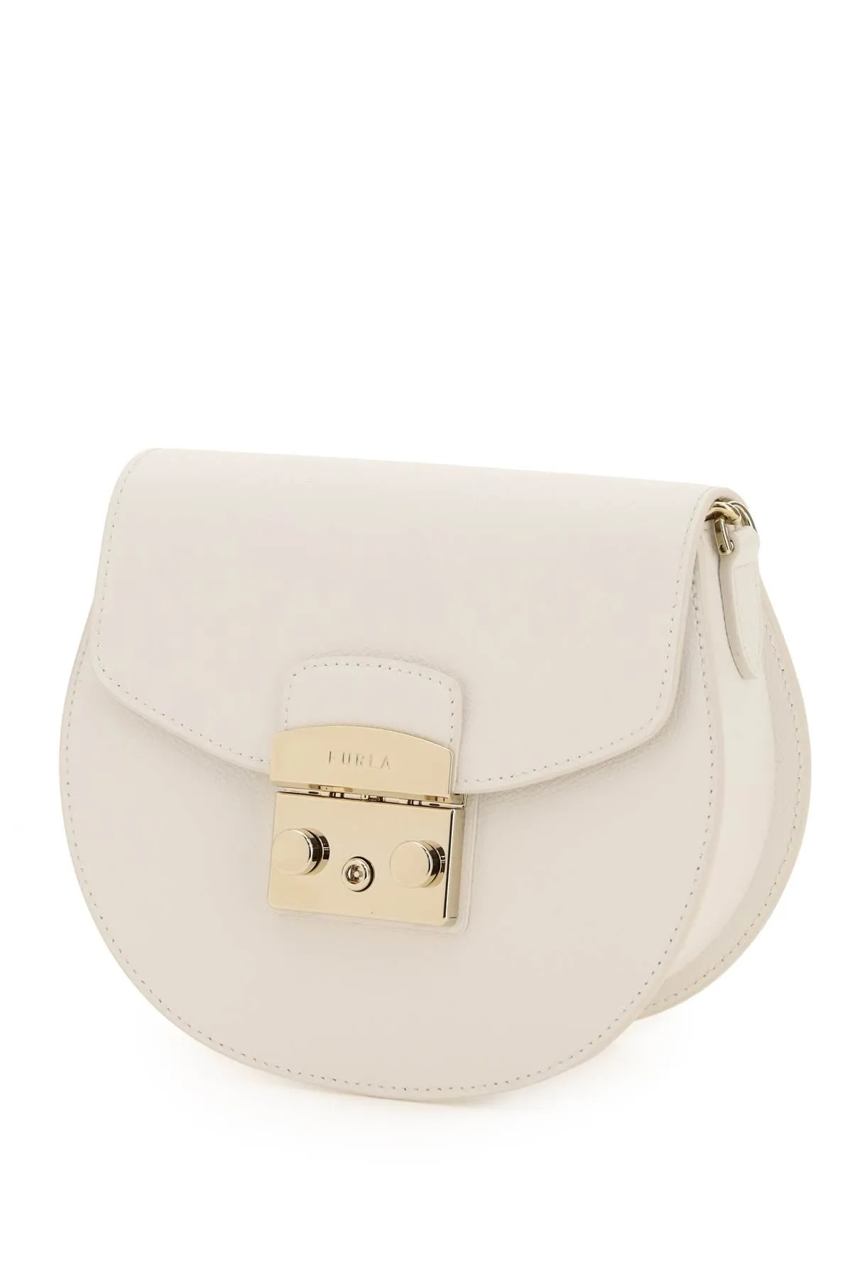 Furla Metropolis Logo Engraved Mini Crossbody Bag