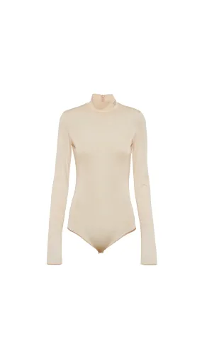 Gazar Jersey Bodysuit - Desert Beige