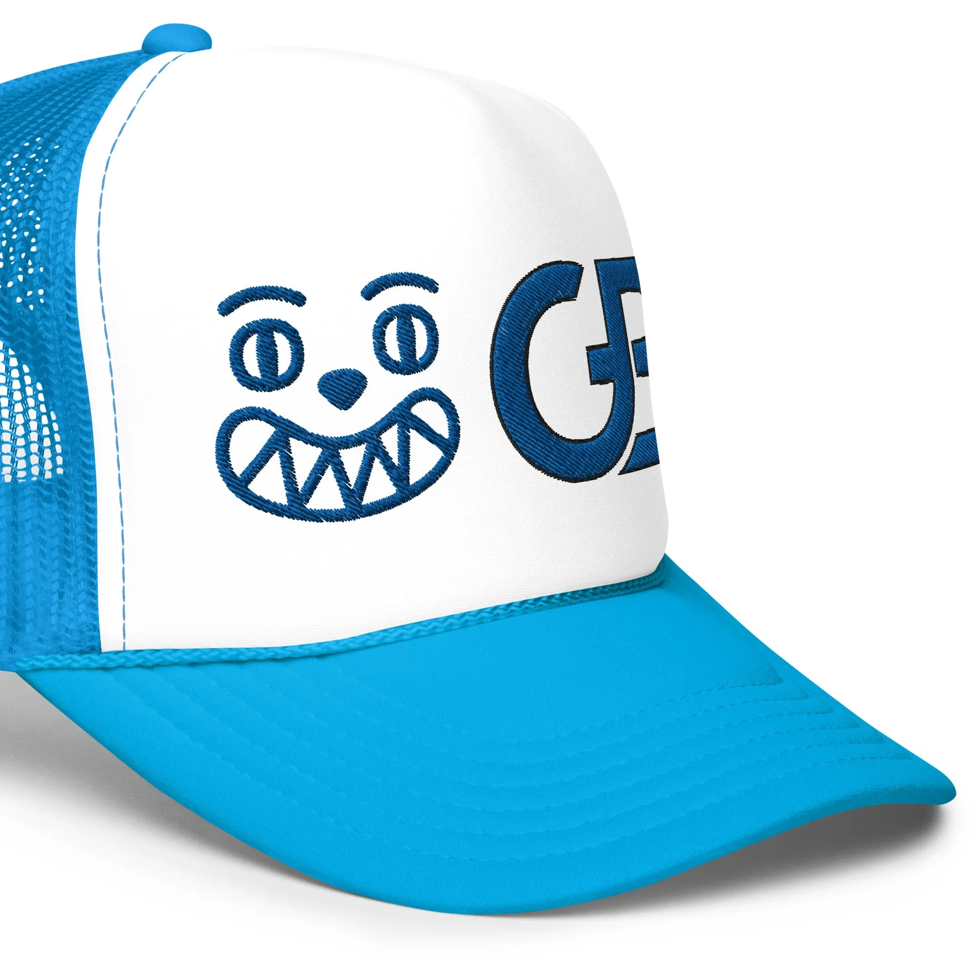 Gerald Black Foam Trucker Hat BLU