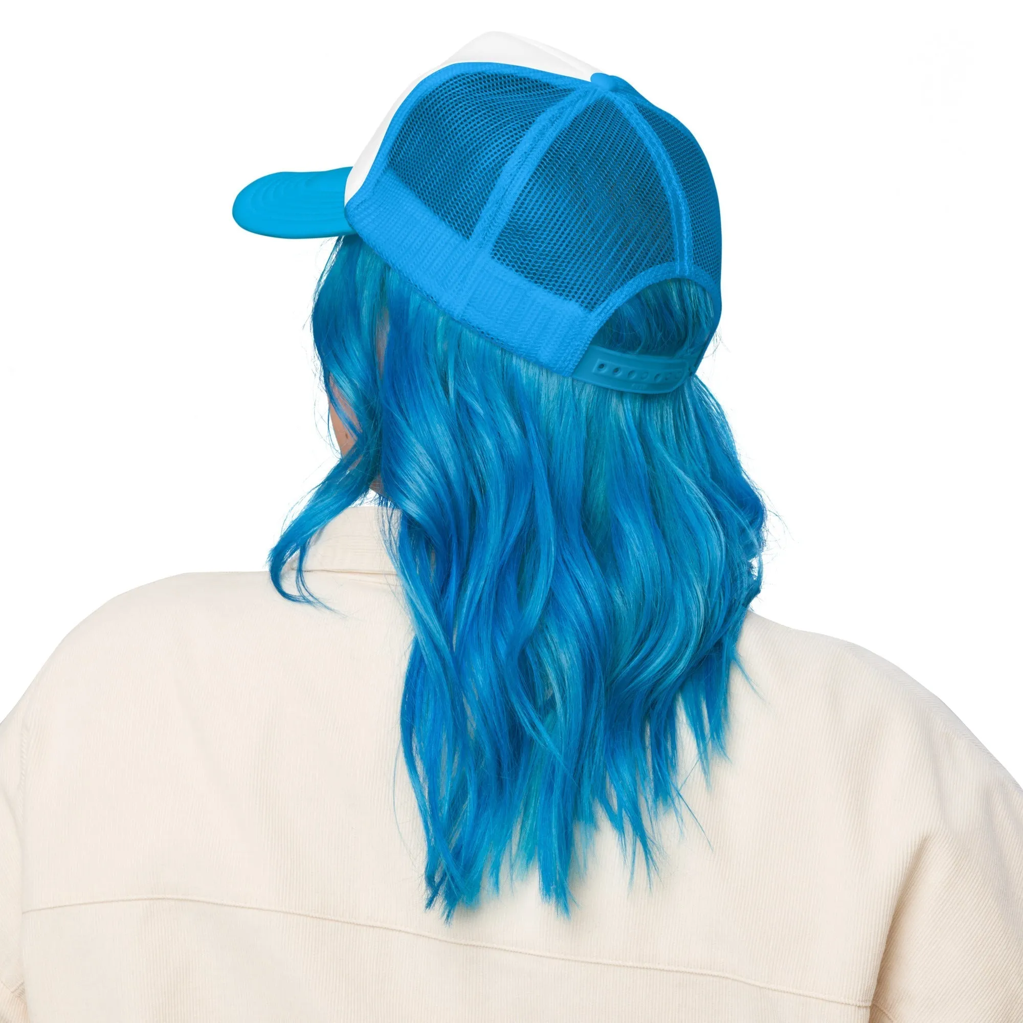 Gerald Black Foam Trucker Hat BLU