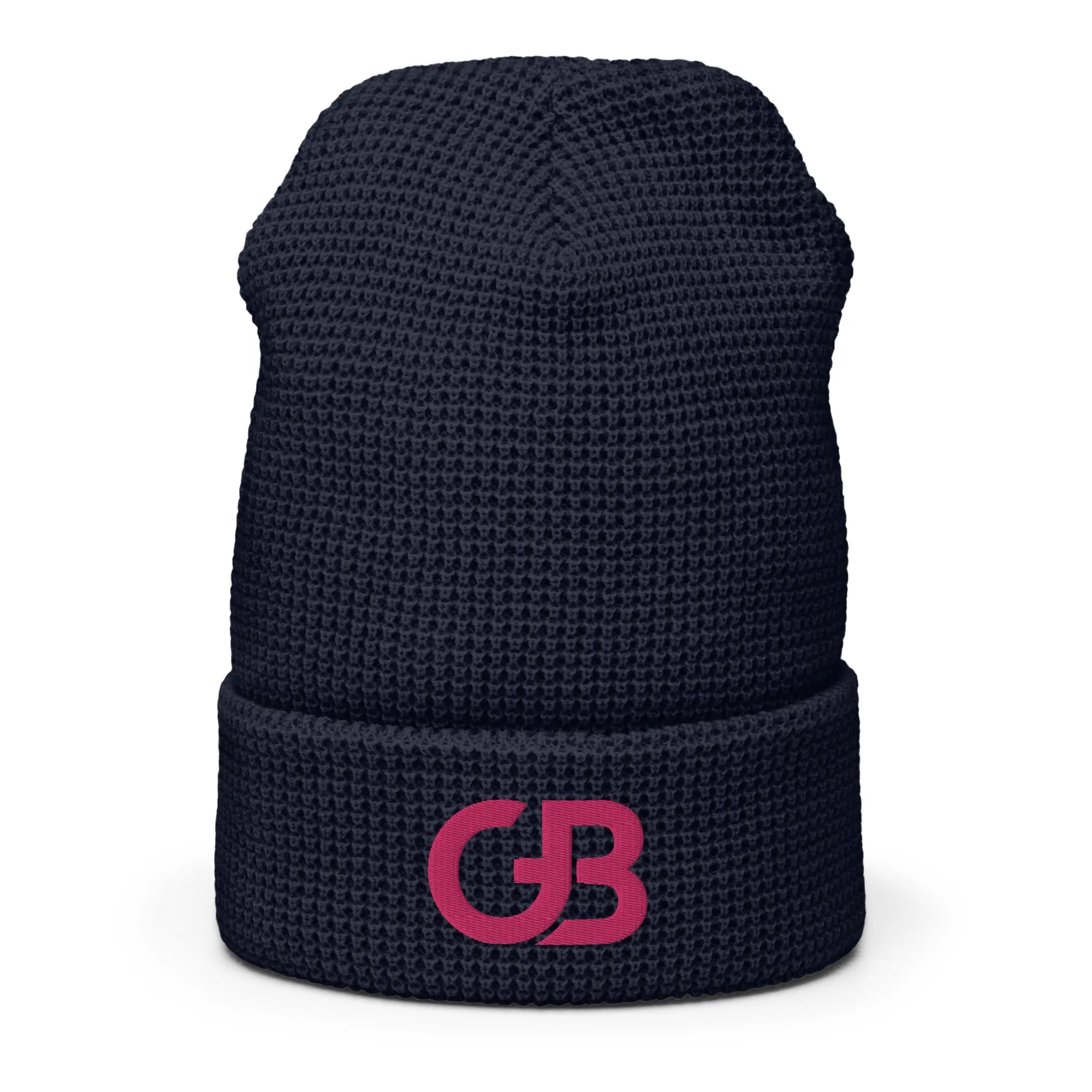 Gerald Black Waffle Beanie PNK