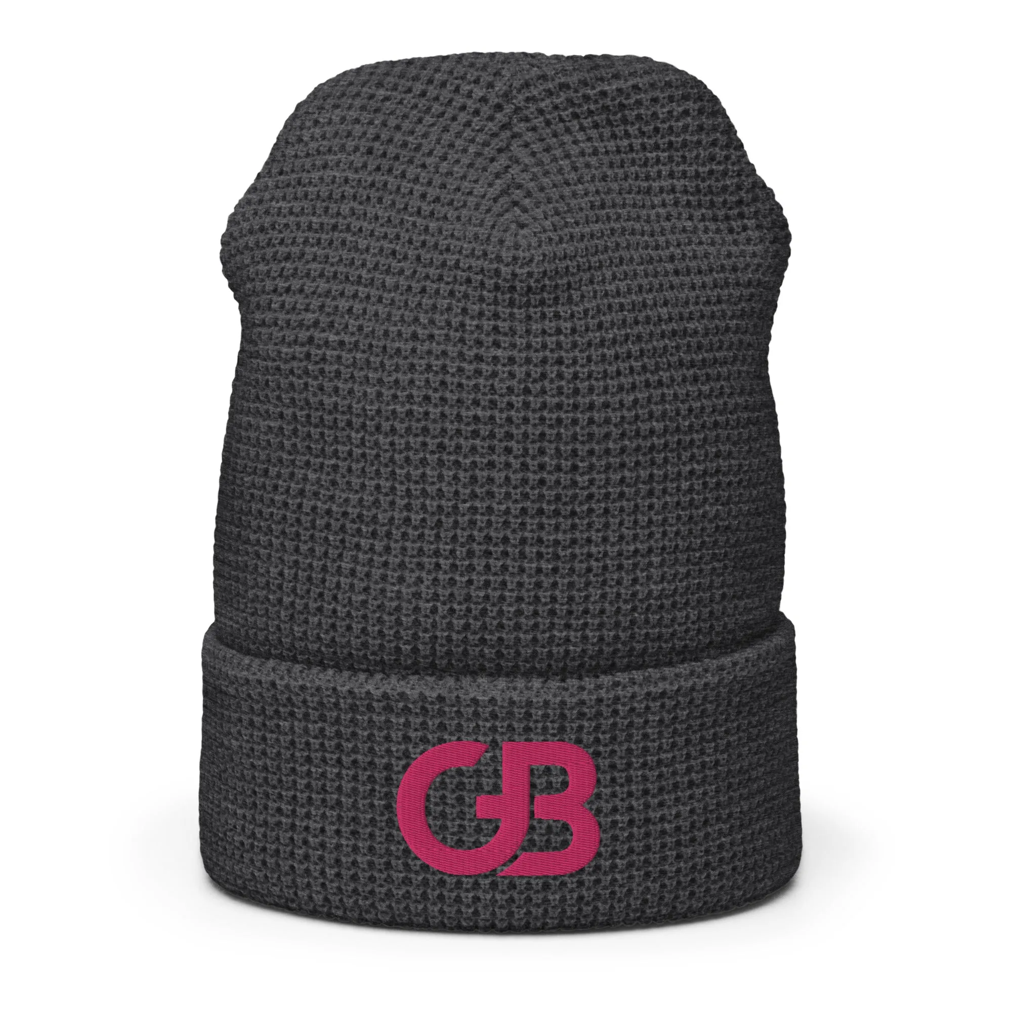 Gerald Black Waffle Beanie PNK