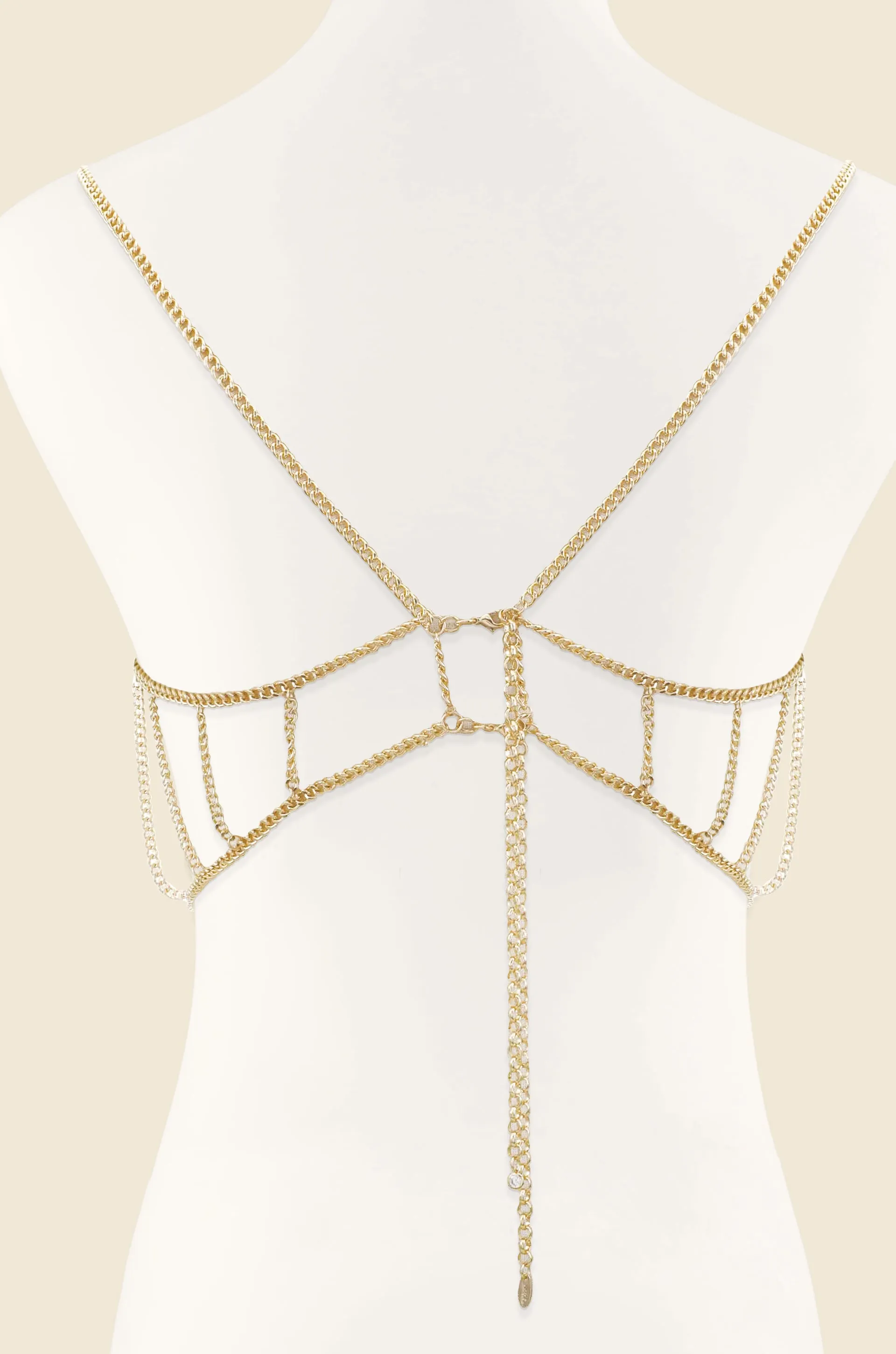 Goddess in the Desert Golden Body Chain