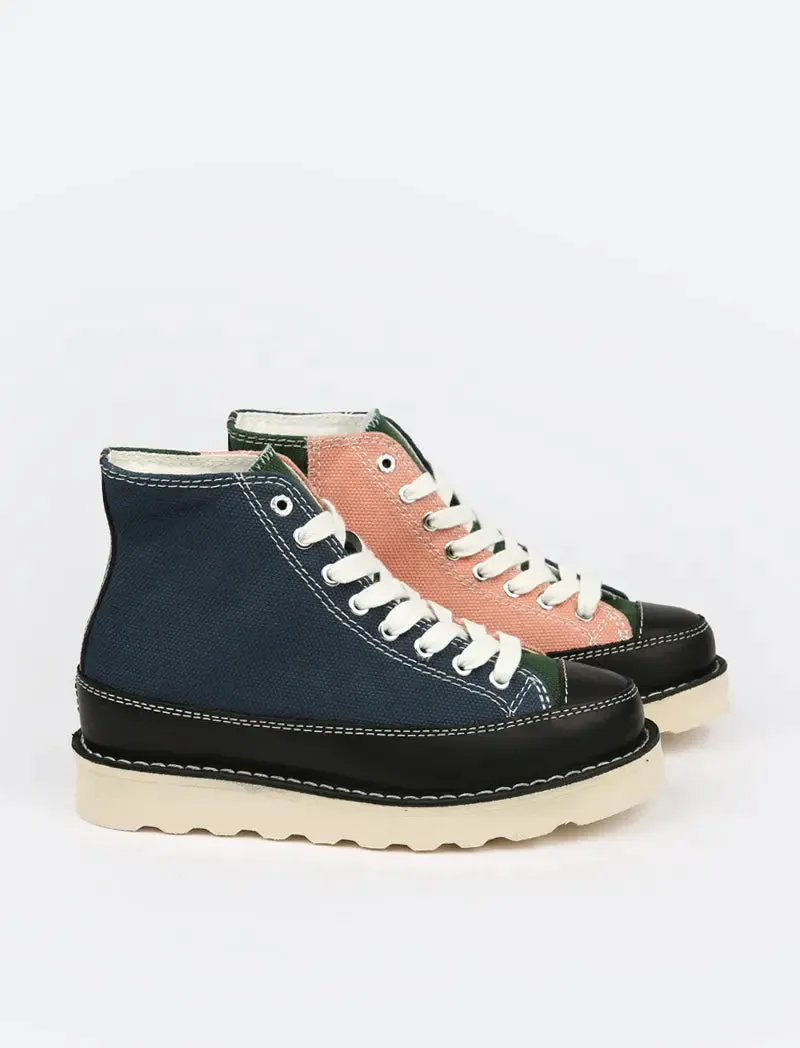 Good News Womens Roopa Trainer Navy / Green / Pink