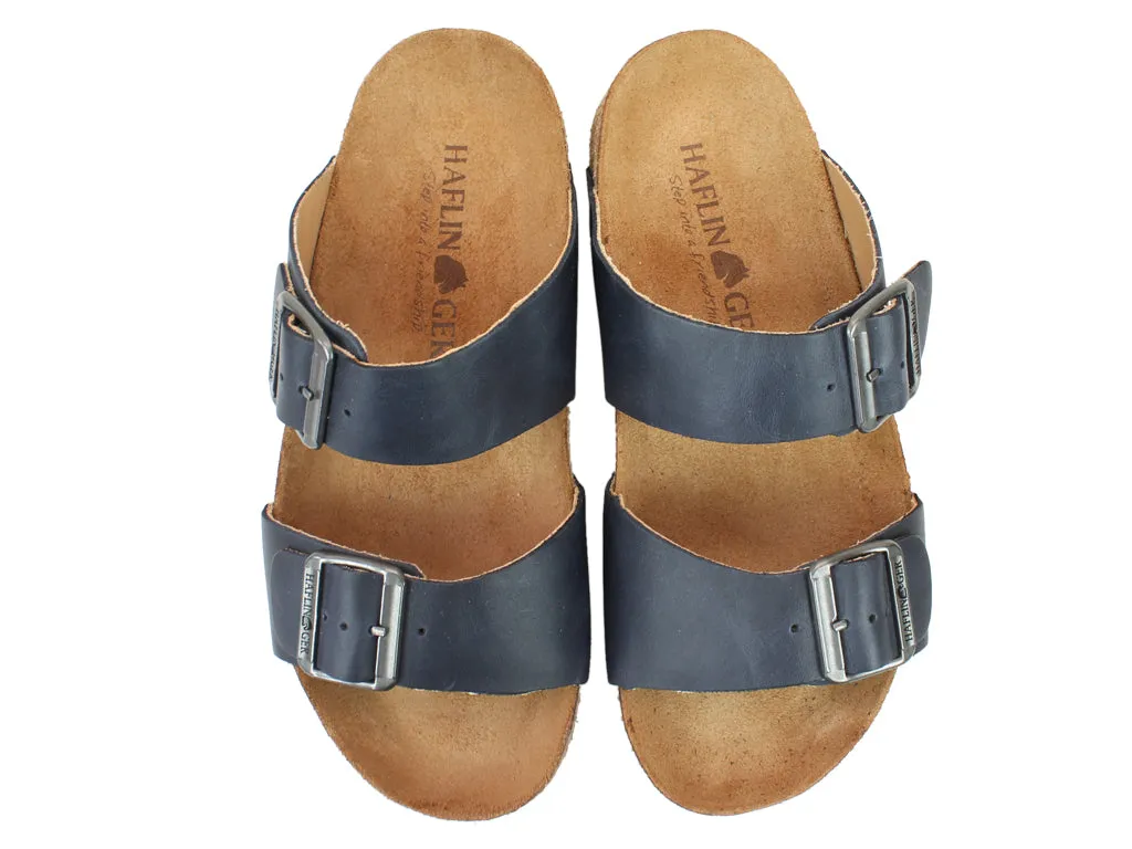 Haflinger Sandals Andrea Marine Country