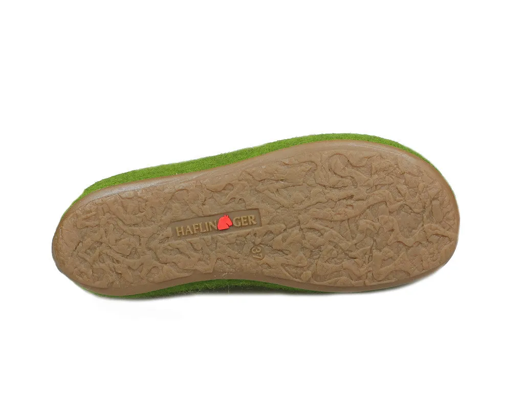 Haflinger Slippers Everest Fundus Green