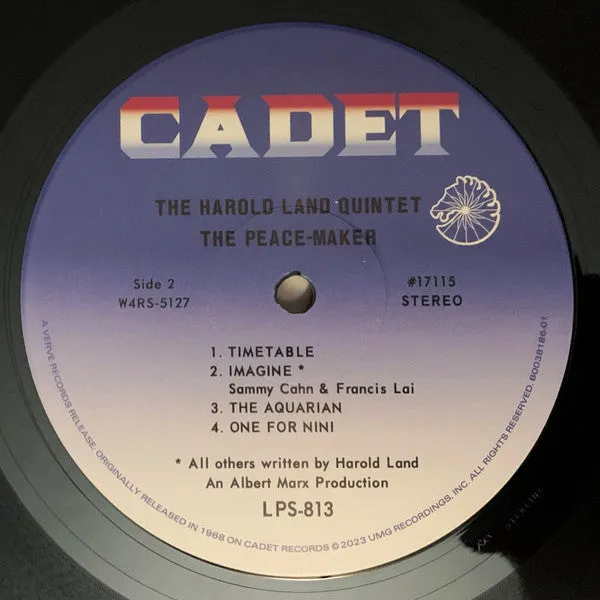 Harold Land Quintet ~ The Peace-Maker